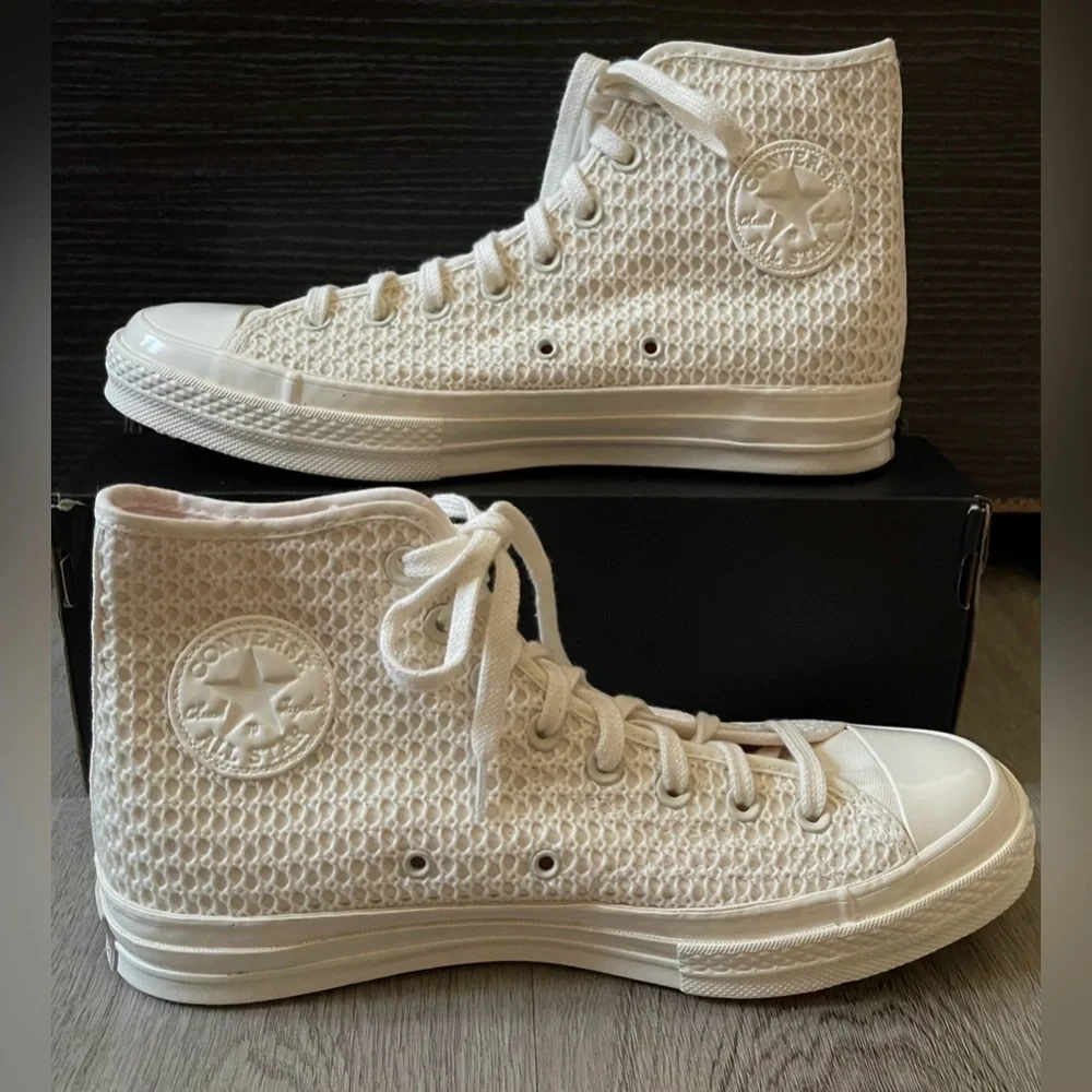 Converse Chuck 70 High Top Knit Sneakers - Women’s 11 / Men’s 9 - Picture 1 of 6